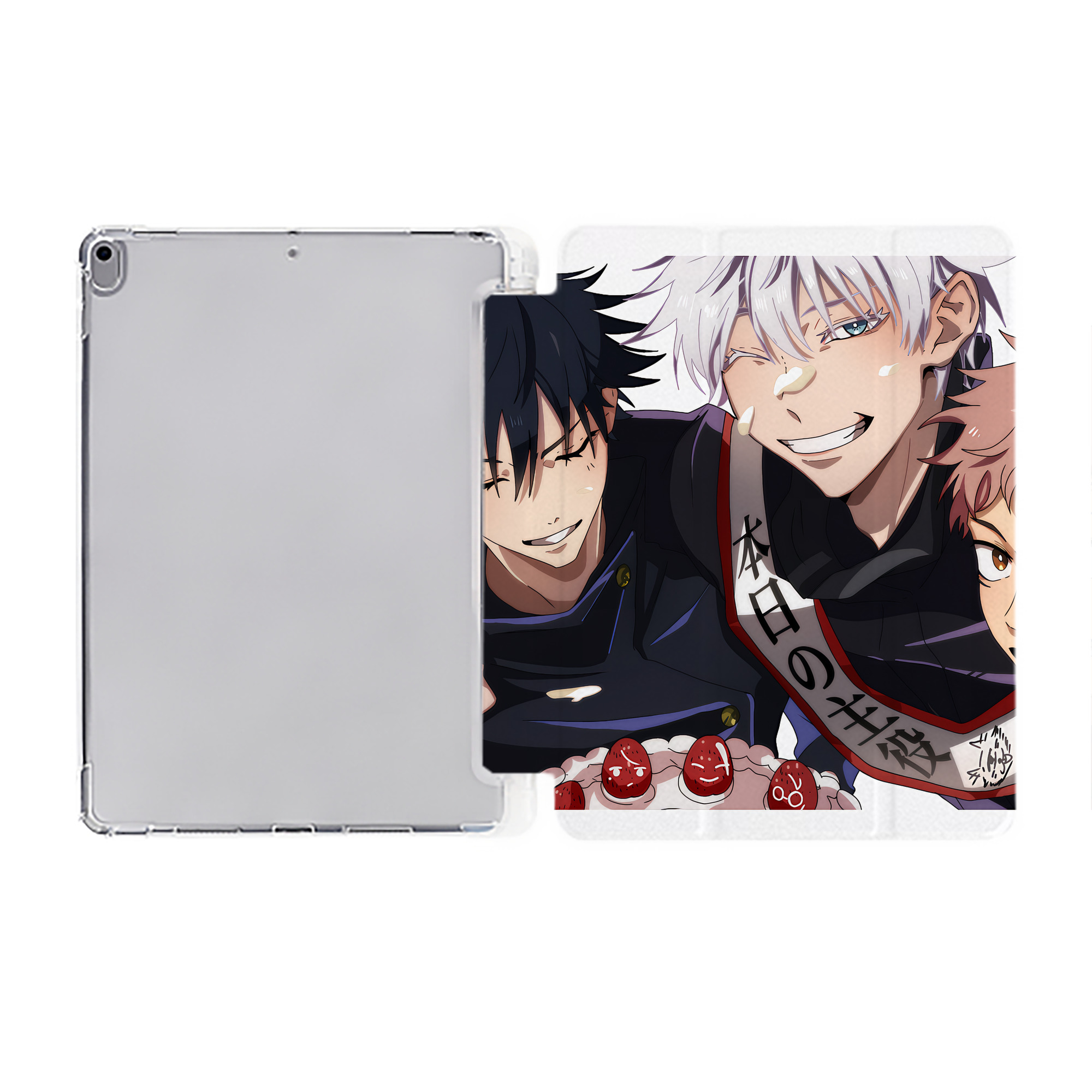 （画像用） SPY×FAMILY间谍家家酒 IPad ケース ペン収納付き 三つ折りスタンド PUレザー×シリコン 対応機種9.5/10.5/10.9インチ